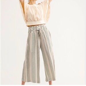 Free People Hamilton Cropped Wide Leg Pants